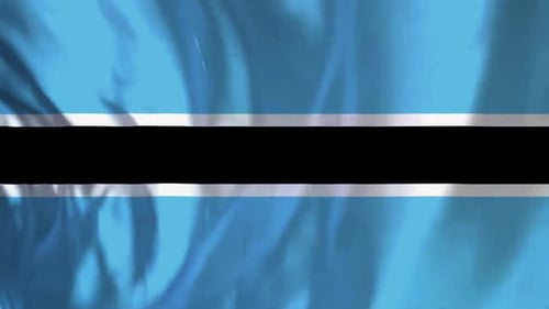 Waving Flag Background with Blue Black and White Stripes