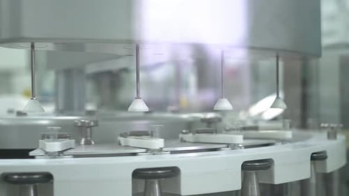 Pharmaceutical Manufacturing Line Automatic Machine at Factory Production Equipment at Pharmacy