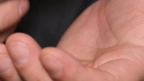 Close Up of Hands Counting Cash Money