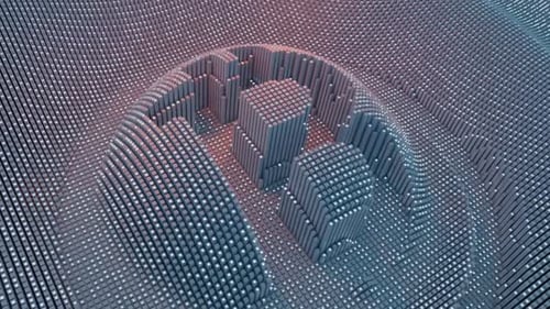 3d animated bitcoin cryptocurrency logo