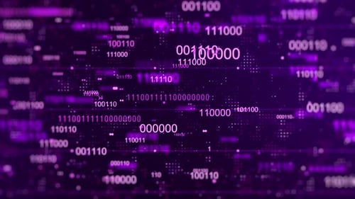 Random Numbers Generator Background Purple V6