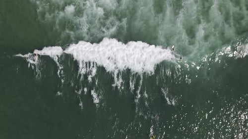 surfing SoCal view from above