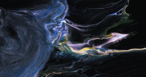 Abstract Swirling Paint Background with Ethereal Dreamlike Effect