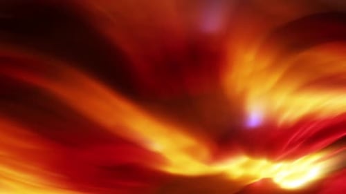 Abstract Fiery Red and Orange Swirls Motion Background