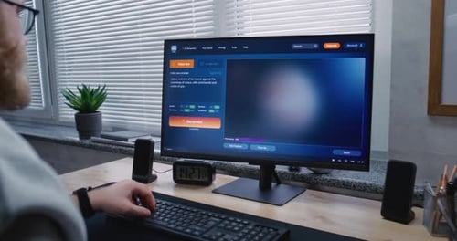 AI Video Generator App Generating Highquality Video of Jupiter and Its Moon on PC
