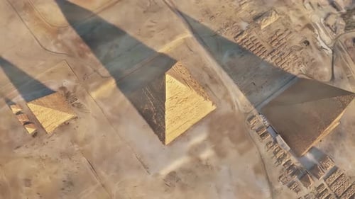 3D-Animation ägyptischer Pyramiden