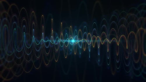Digital Wave: Futuristic Soundwave Technology and Data Flow