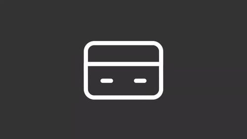 Animated Atm Card White Line Ui Icon