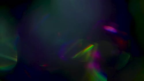 Colorful Abstract Light Leaks and Bokeh Effect Background