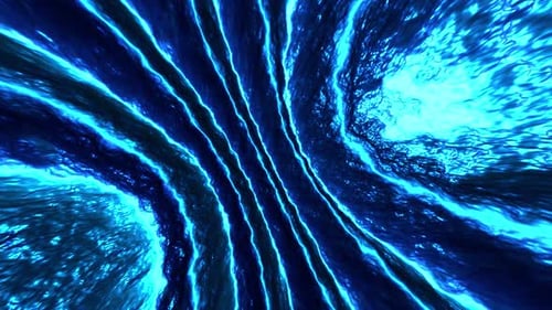 Space Blue Dark Hole Vj Loop Animation Background