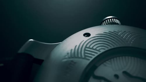 Close-up View of a High-End Watch Mechanism with Exposed Gears