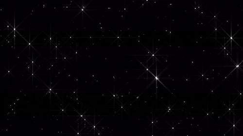 Sparkling Glitter Particles Loop Background