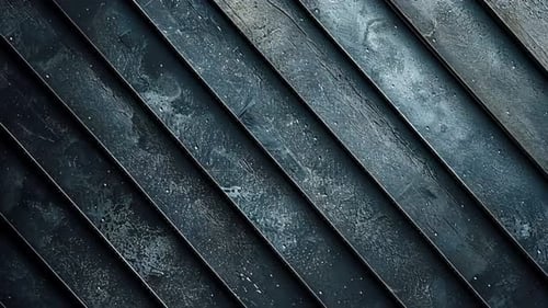 Dark, Diagonal Metal Stripes
