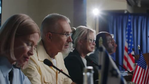 Professional Panel Speaks at Press Conference