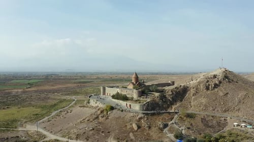 Vue panoramique du monastère arménien