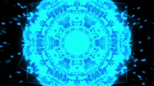 Cyberpunk-Schnelllicht-Tunnelschleife