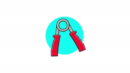 Animated Hand Gripper for Strength Training and Fitness