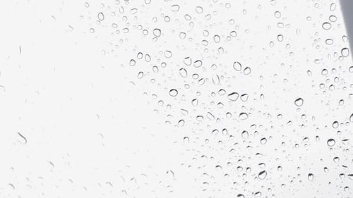 Raindrops on Glass Abstract Background