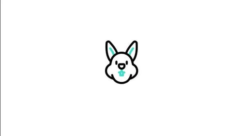 Animated Sketch of a Rabbit Face