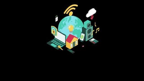 Internet Of Things Alpha Channel