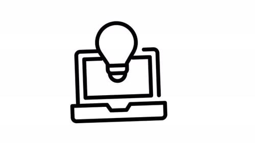 Animation Laptop Icon