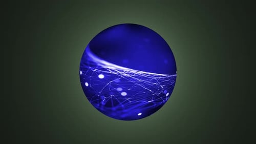 3d Earth planet and technology news background, Rotating of Beautiful Earth planet. 1144