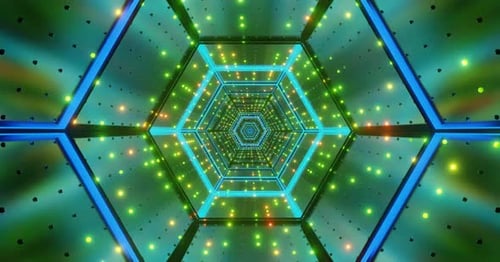 Futuristic Stage Light Panel