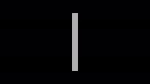Aspect Collection: White colored transition expanding horizontally from the center