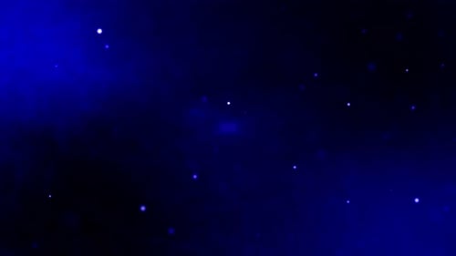 Particles Blue Background Loop