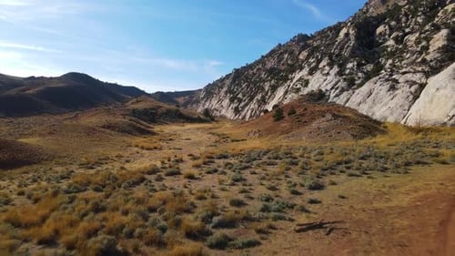 Ford van reveal from the bottom of the shot. Shot in Wyoming on the Mavic Air 2