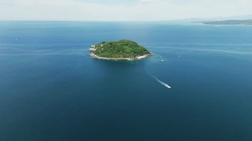 Coral Island In The Pacific Ocean. Guayabitos, Nayart. Mexico