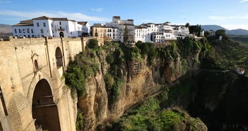 The view from the Paseo de los ingleses, Ronda, Andalusia, Spain