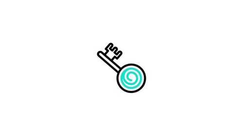 Animiertes Schlüsselsymbol