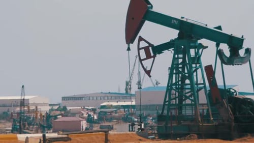 Oil Pumps Extraction of Oil Pumping Station