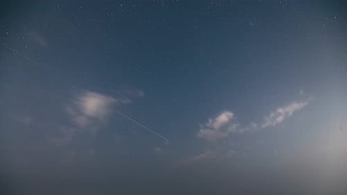Echte Sterne am Nachthimmel