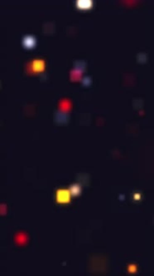 Abstract Particles Bokeh Background Vertical Loop