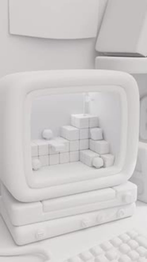 Computer Videogame 3D Loop Animation