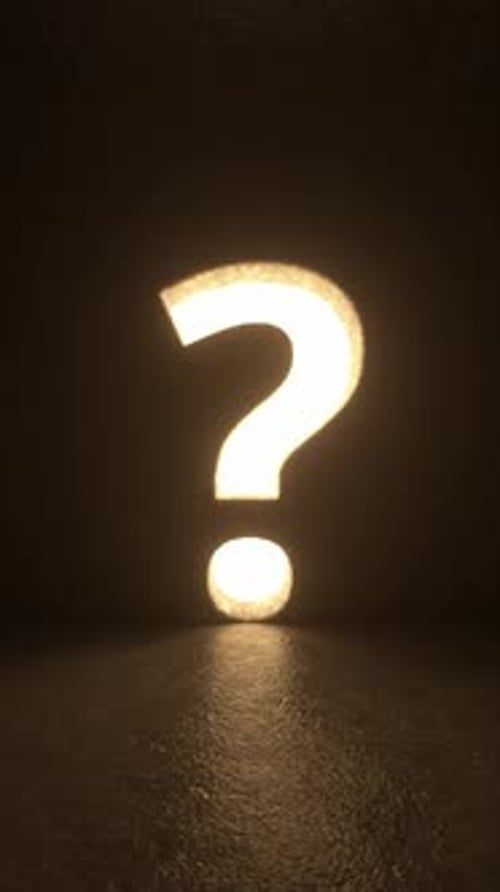 Illuminating Question Mark Reveal