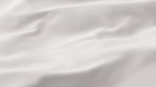 Light Gray Satin Fabric Rippling Abstractly