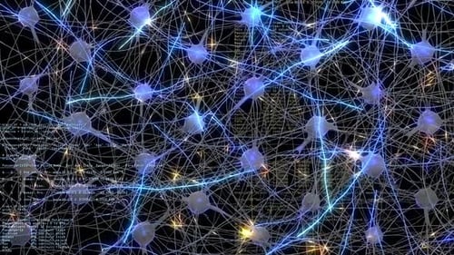 Futuristic Neurons Firing in a Digital Information Network