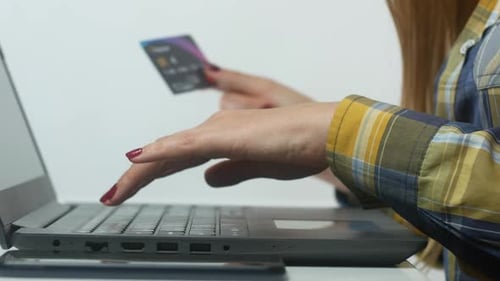 Woman Shopping Online