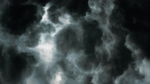 Dramatic Dark Storm Clouds Moving Through the Sky
