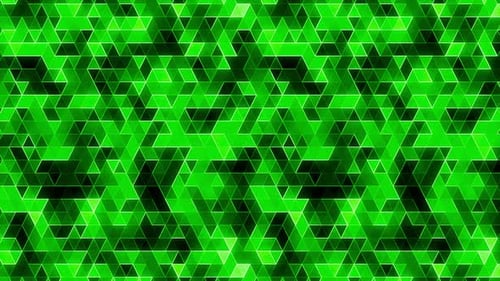 Green Abstract Triangle Background V3