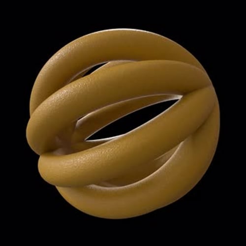 Fluid Abstract 3D Sphere Rotation Animation