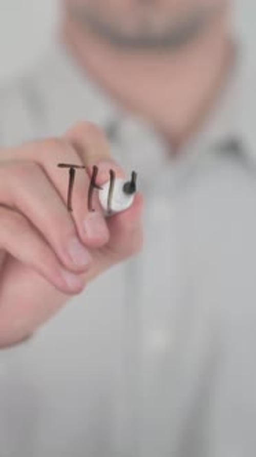 Piensa mejor, Escribir en la pantalla con la mano, Vídeo vertical