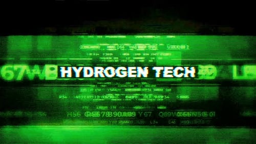 Hydrogen Tech Tech Word Hi Tech Backgrounds