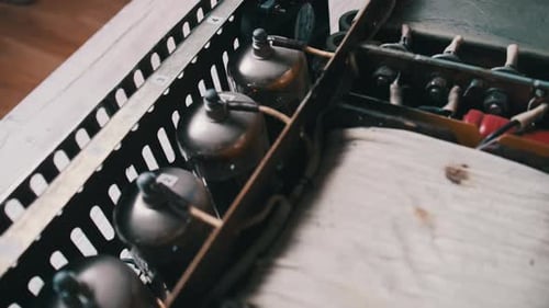 Vacuum Tubes Glowing Inside a Homemade HiEnd Sound Amplifier