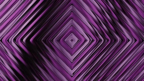 Abstract Purple Geometric Diamond Tunnel Loop Background