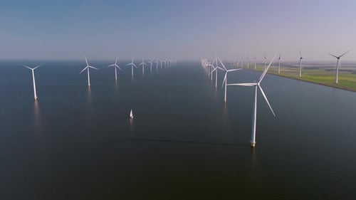 Windmills Dance in Harmony with the Winds of the Netherlands