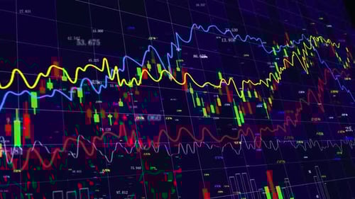 Financial Market And Stock Chart Background